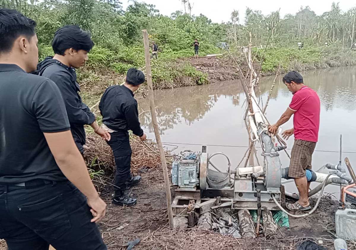 Polres Bintan Amankan Dua Penambang Pasir Ilegal di Toapaya