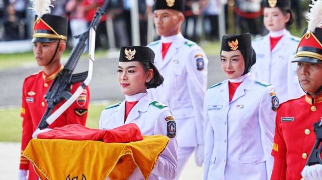 Tsaniyah Aqillah, Putri Bintan yang Membawa Merah Putih di HUT ke-80 RI