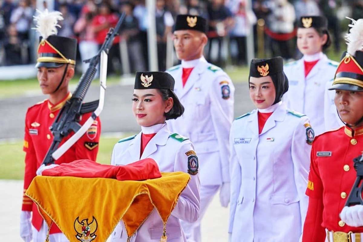 Tsaniyah Aqillah, Putri Bintan yang Membawa Merah Putih di HUT ke-80 RI