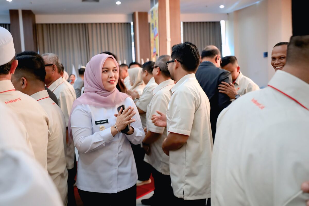 Hadir Pelantikan KONI Kepri, Wabup Deby Apresiasi Atlet Bintan yang Berprestasi di PON 2024