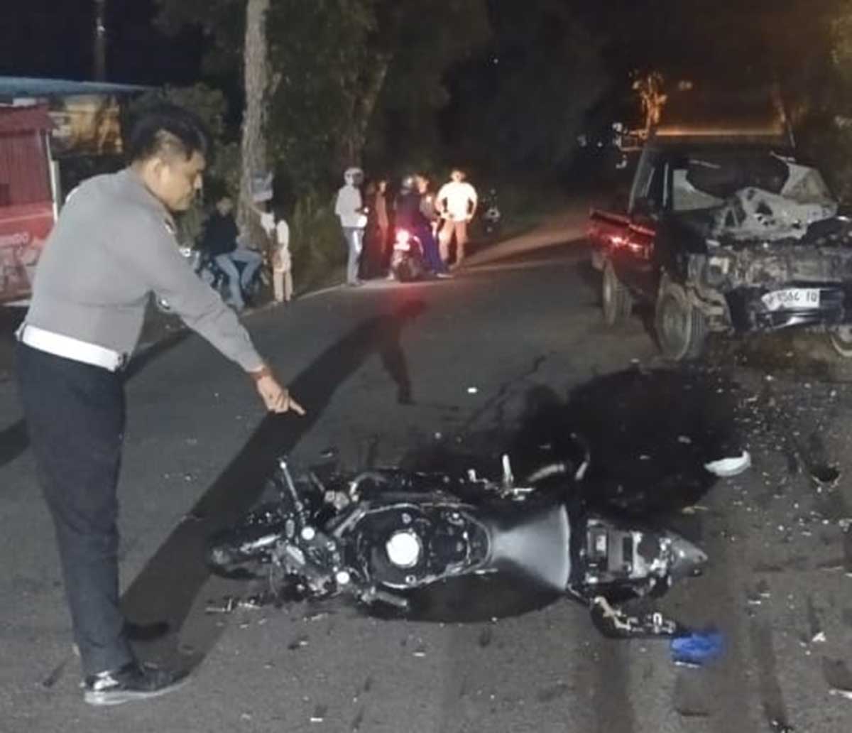 Kecelakaan di Bintan Timur, Mahasiswa Tewas Usai Tabrakan dengan Pick Up