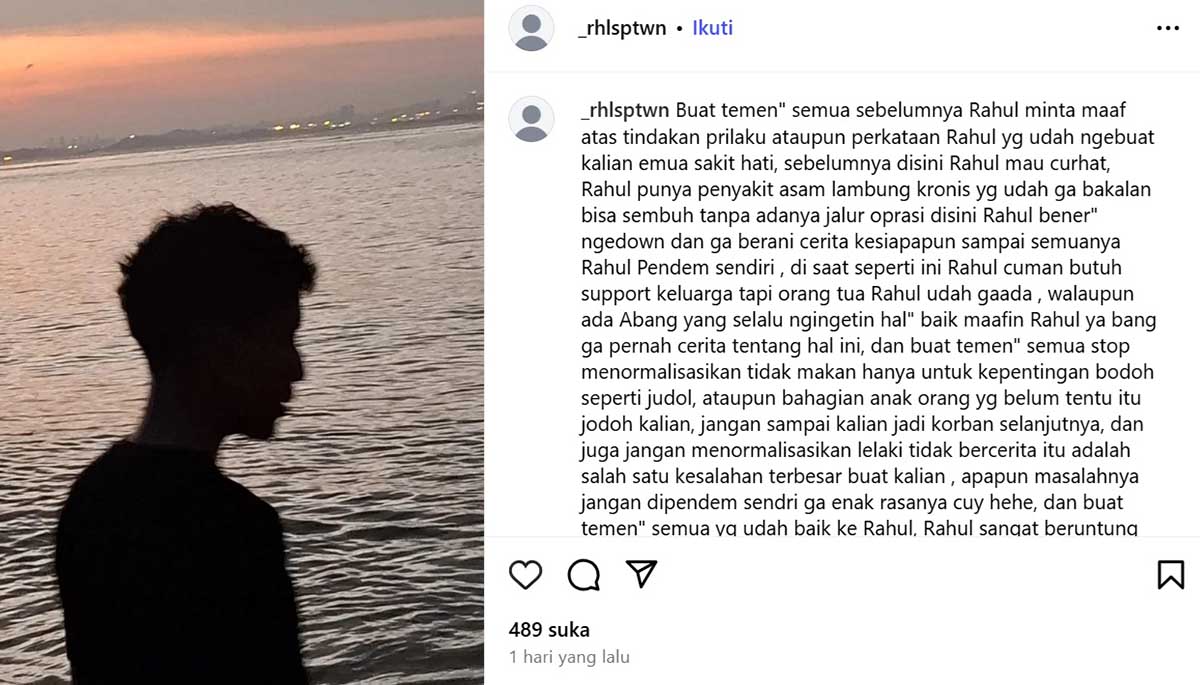 Rahul Septiawan dan Curahan Hati Sebelum Melompat dari Jembatan Barelang