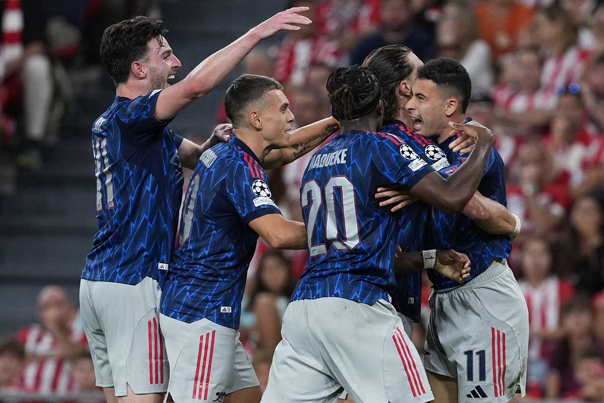 Arsenal Buka Liga Champions dengan Kemenangan 2-0 atas Athletic Bilbao