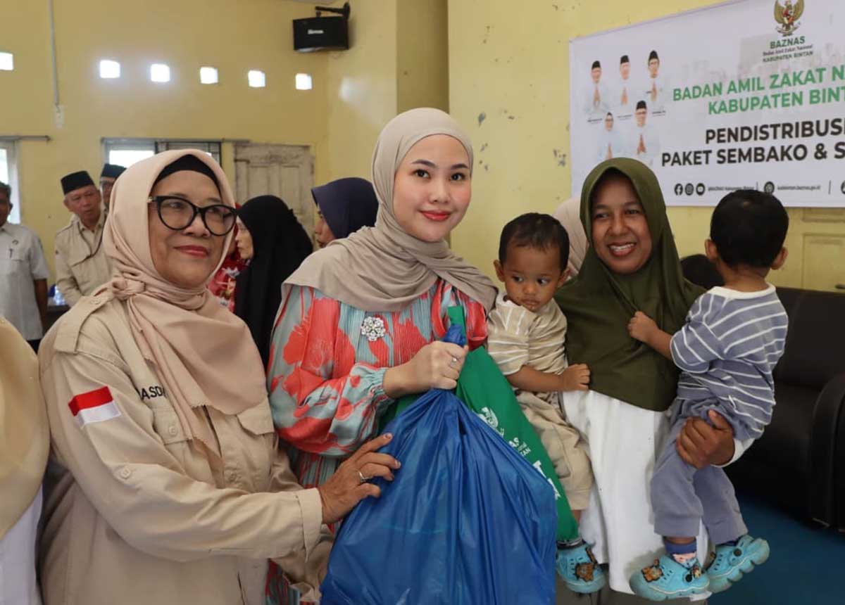 TP-PKK dan Baznas Bintan Salurkan Bantuan Sosial untuk Warga