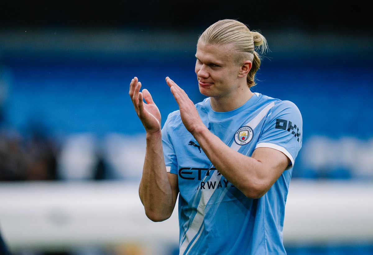 Erling Haaland Borong Dua Gol, Manchester City Bantai Burnley 5-1