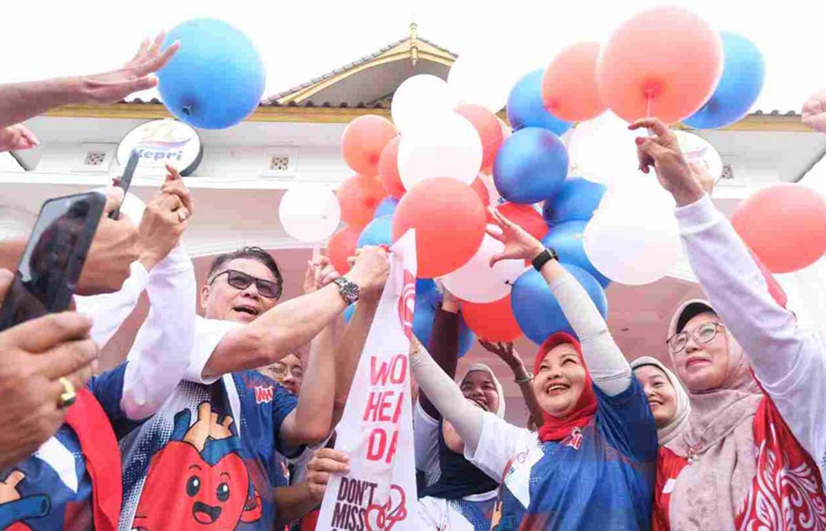 Hari Jantung Sedunia 2025 di Tanjungpinang, Ratusan Warga Ikuti Senam dan Edukasi Kesehatan