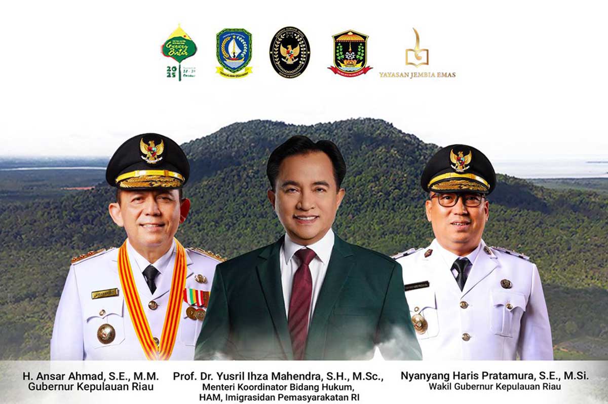 Festival Sastra Internasional Gunung Bintan 2025 Resmi Dibuka, Hadirkan Yusril Ihza Mahendra dan Seniman Melayu Rojer Kajol