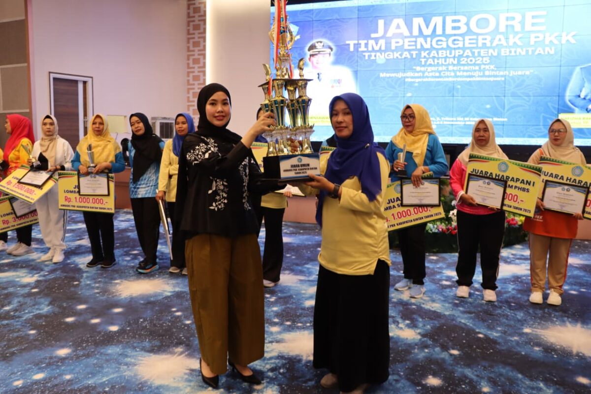 Jambore PKK Bintan 2025 Resmi Ditutup, Kecamatan Toapaya Raih Juara Umum