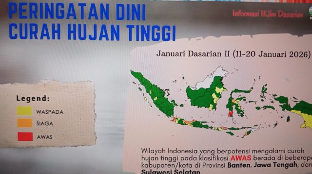 Curah Hujan Lebat Berpotensi Terjadi di Berbagai Daerah, Ini Analisis BMKG
