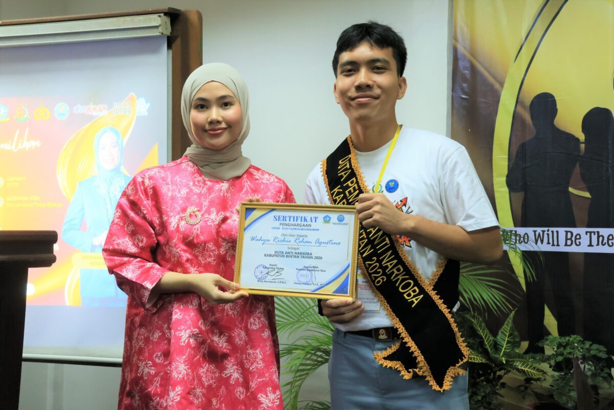 40 Muda Mudi Lolos Jadi Duta Anti Narkoba Bintan