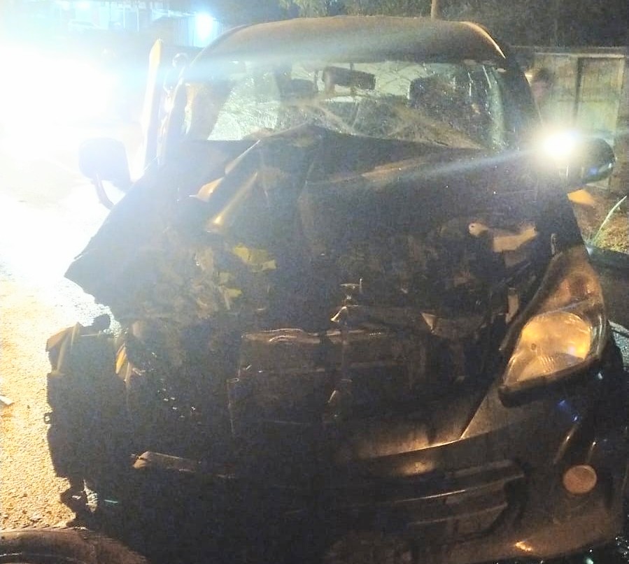 Avanza Tabrak Truk Tangki di Jalan WR Supratman Tanjungpinang, Empat Orang Alami Luka Ringan