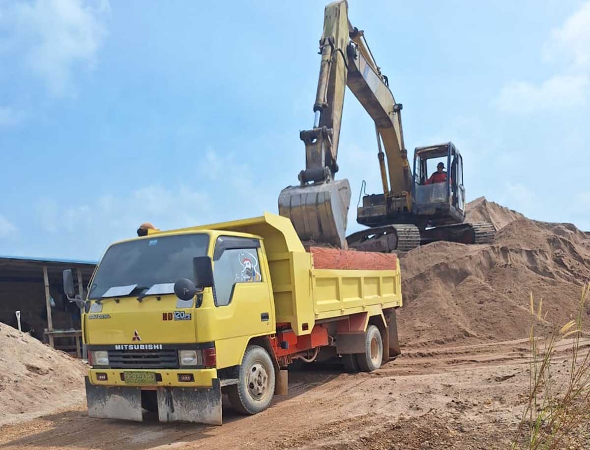 Ready Mix di Bintan Diduga Terima Pasir dari Tambang Ilegal