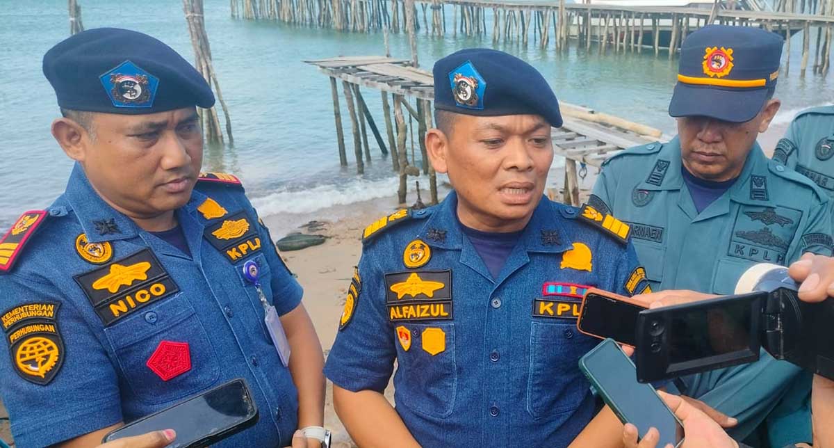 Simulasi PLP Tanjunguban, Tabrakan Kapal Picu Kebakaran dan Tumpahan HSD di Perairan Bintan