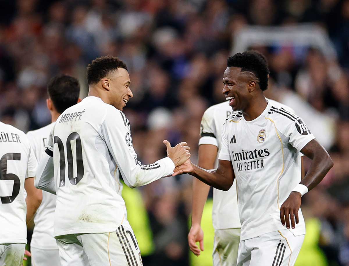 Vinicius Jr Kembali Bersinar, Real Madrid Hajar AS Monaco 6-1 di Liga Champions