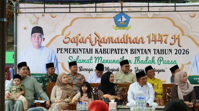 Safari Ramadan Bupati dan Wakil Bupati Bintan di Kelong Turut Dihadiri Gubernur Kepri.