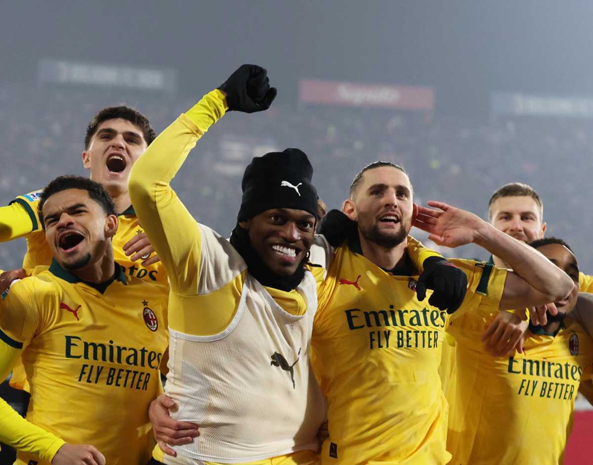 AC Milan Menang 3-0 atas Bologna, Jarak dengan Inter Tetap Lima Poin