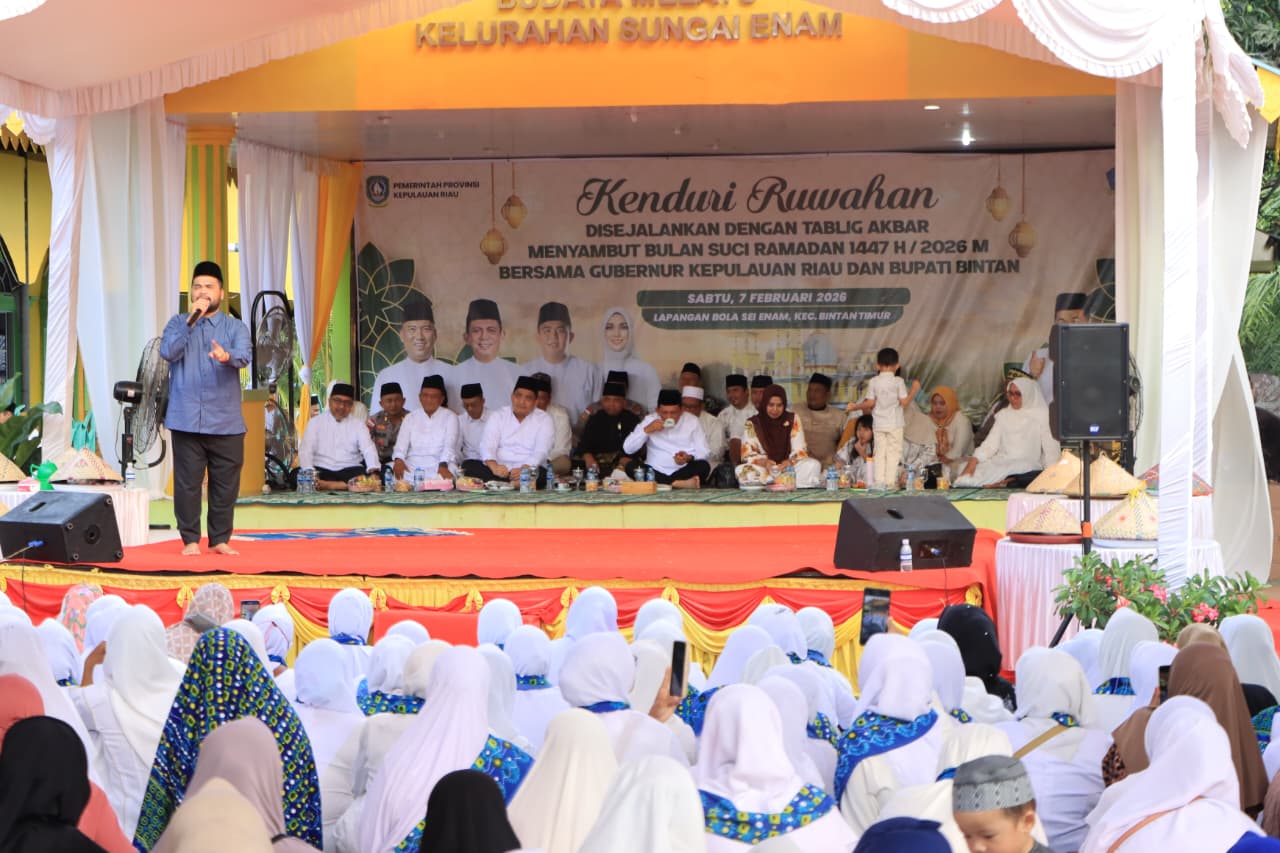 Sambut Ramadan, Ratusan Warga Hadiri Kenduri Ruwahan di Bintan