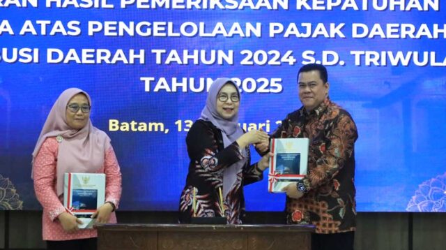 BPK Serahkan LHP, Pemkab Bintan Komit Tindak Lanjuti Rekomendasi