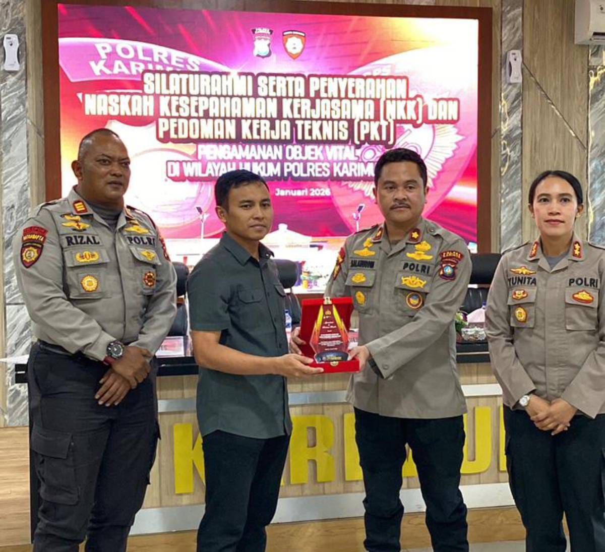 Jaga Listrik Tetap Aman, PLN Gandeng Polres Karimun