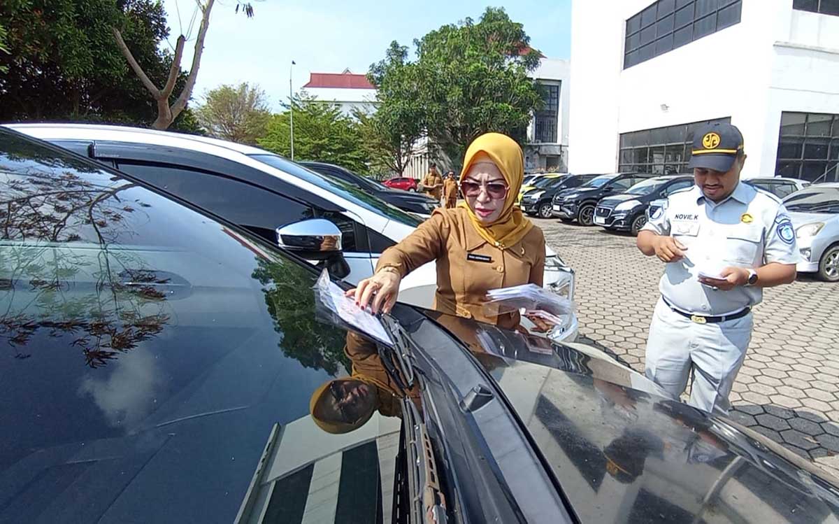 UPTD PPD Tanjungpinang Tertibkan Kendaraan ASN, Ada yang Nunggak Sampai Rp21 Juta