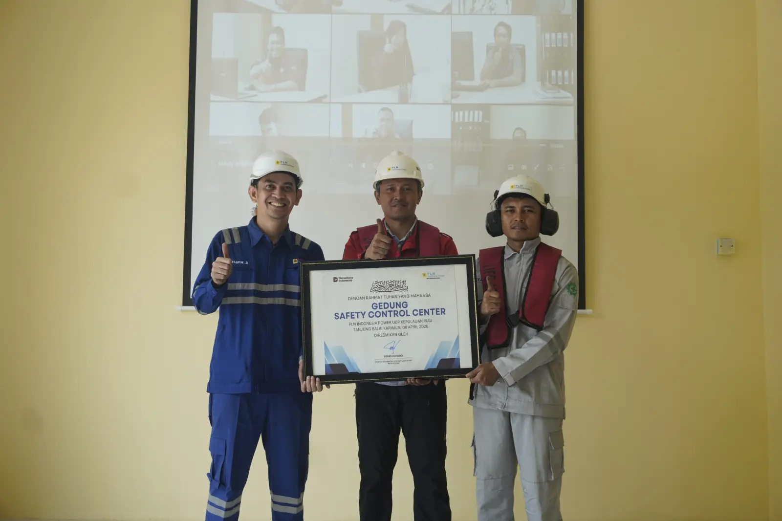 PT PLN Indonesia Power terus memperkuat penerapan Health, Safety, Security, and Environment (HSSE) lewat kegiatan management walkdown di UBP Kepulauan Riau UP PLTU Tanjung Balai Karimun, Kamis (9/4/2026).