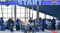 Apron Lanudal Juanda Disulap Jadi Arena Pushbike, 441 Atlet Cilik Ikuti Kejuaraan Nasional