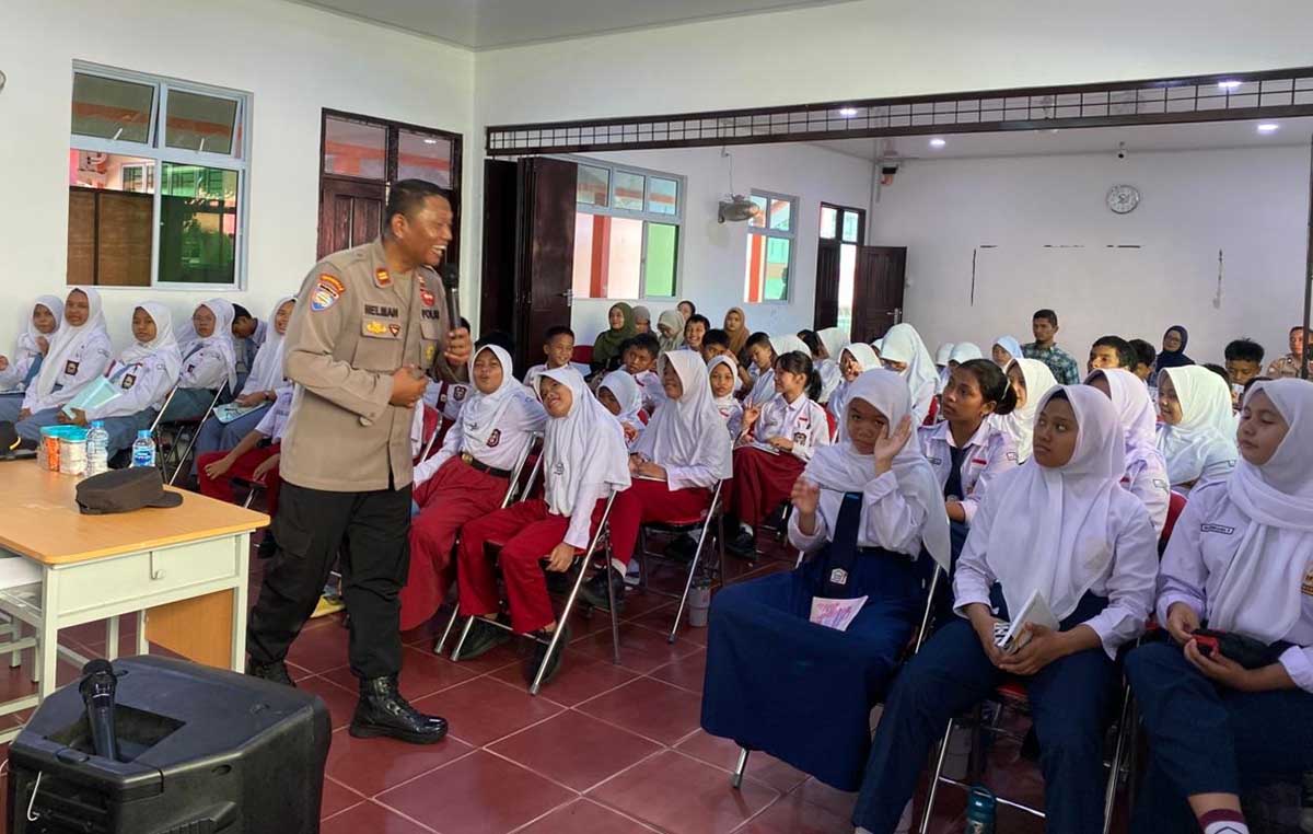 Satbinmas Polresta Tanjungpinang Ingatkan Bahaya Bullying dan Narkoba ke Siswa