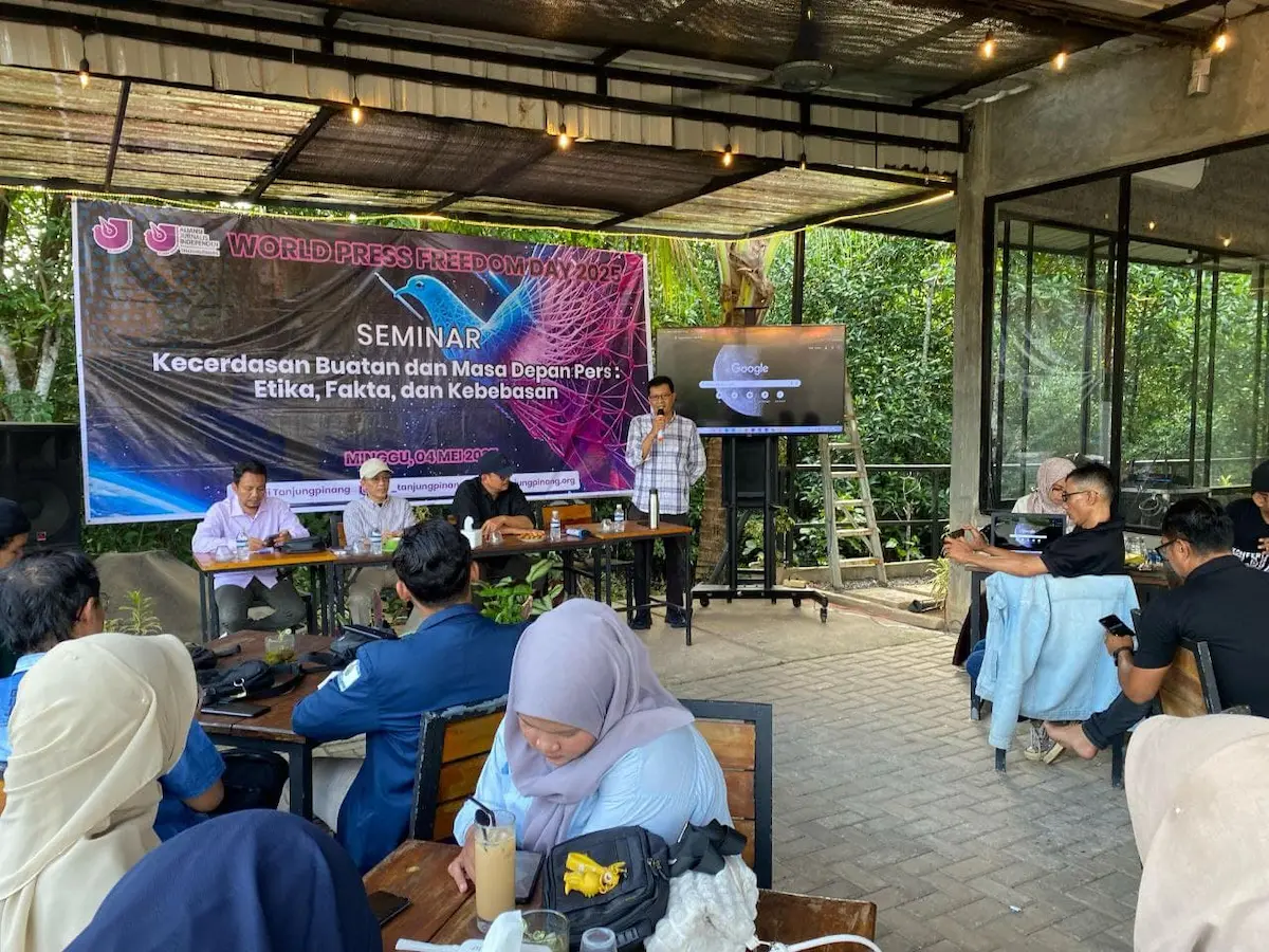 AJI Kota Tanjungpinang Gelar Diskusi Kebebasan Pers di Pulau Penyengat, Bahas Ancaman terhadap Jurnalis