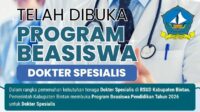 Kabar Baik untuk Dokter PNS di Bintan, Ada Beasiswa Spesialis Hingga 4 Tahun