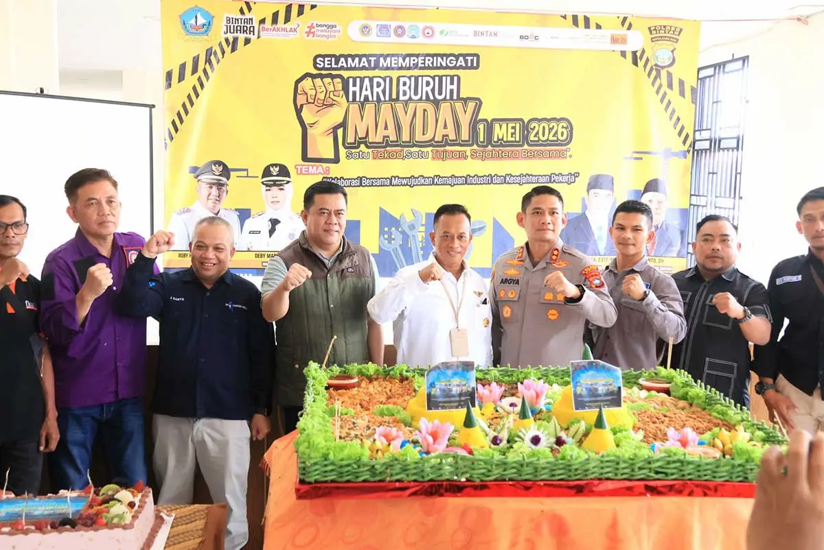 Hari Buruh 2026, Pemkab Bintan Perkuat Kolaborasi demi Pekerja Lebih Sejahtera