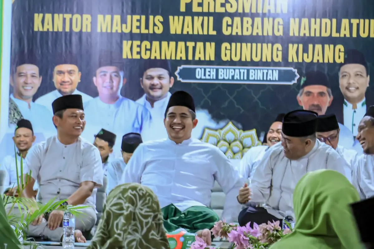 NU Gunung Kijang Kini Punya Kantor Permanen, Bupati Roby Sebut Bukti Kekompakan Warga