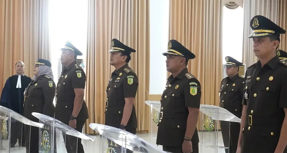Delapan Pejabat Baru Dilantik di Kejati Kepri, Ini Daftar Namanya