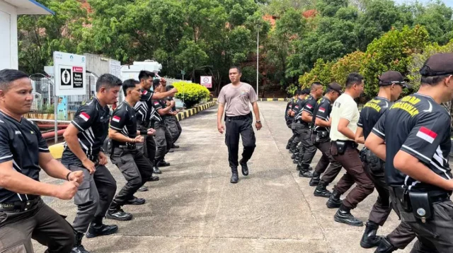 Tingkatkan Kesiapsiagaan, PLN Indonesia Power Karimun Gelar Pelatihan Satpam