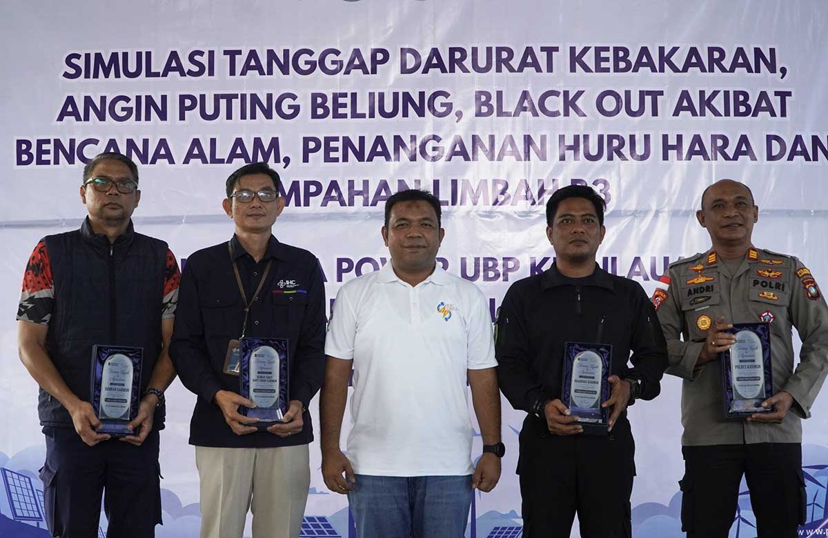 PLN UP PLTU Karimun Gelar Simulasi Tanggap Darurat, Gandeng Polres hingga Basarnas