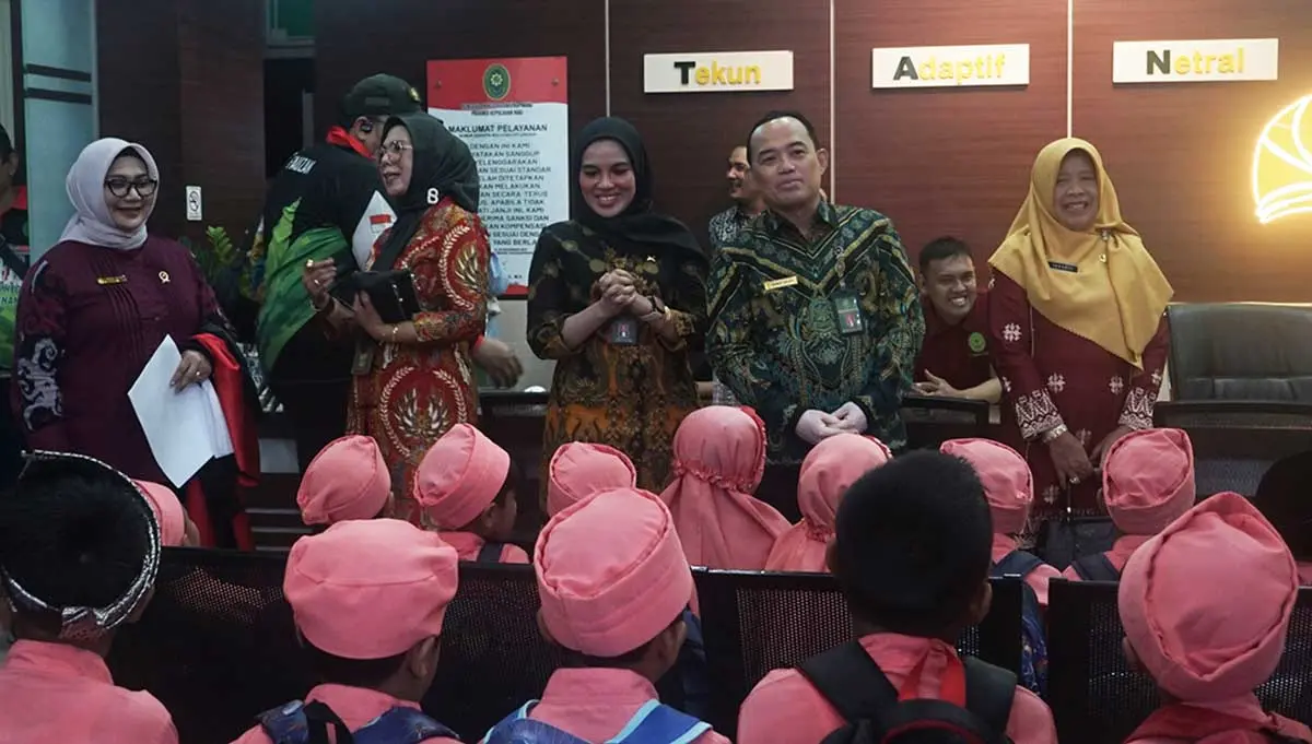 PN Tanjungpinang Jadi Tempat Belajar Anak TK, Kenalkan Dunia Hukum Sejak Dini
