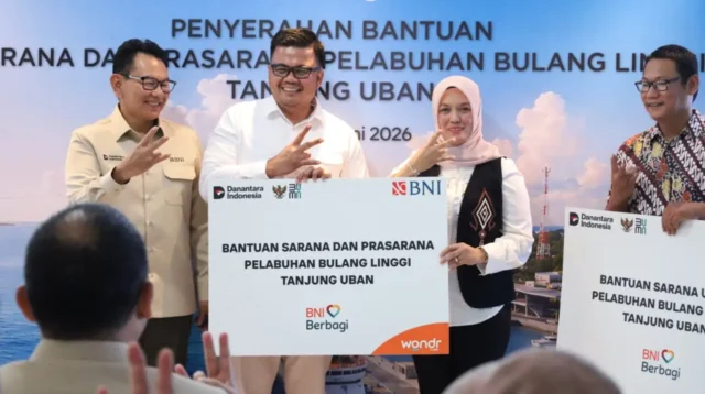 BNI Salurkan CSR Rp200 Juta untuk Pelabuhan Bulang Linggi Bintan, Fasilitas Makin Modern