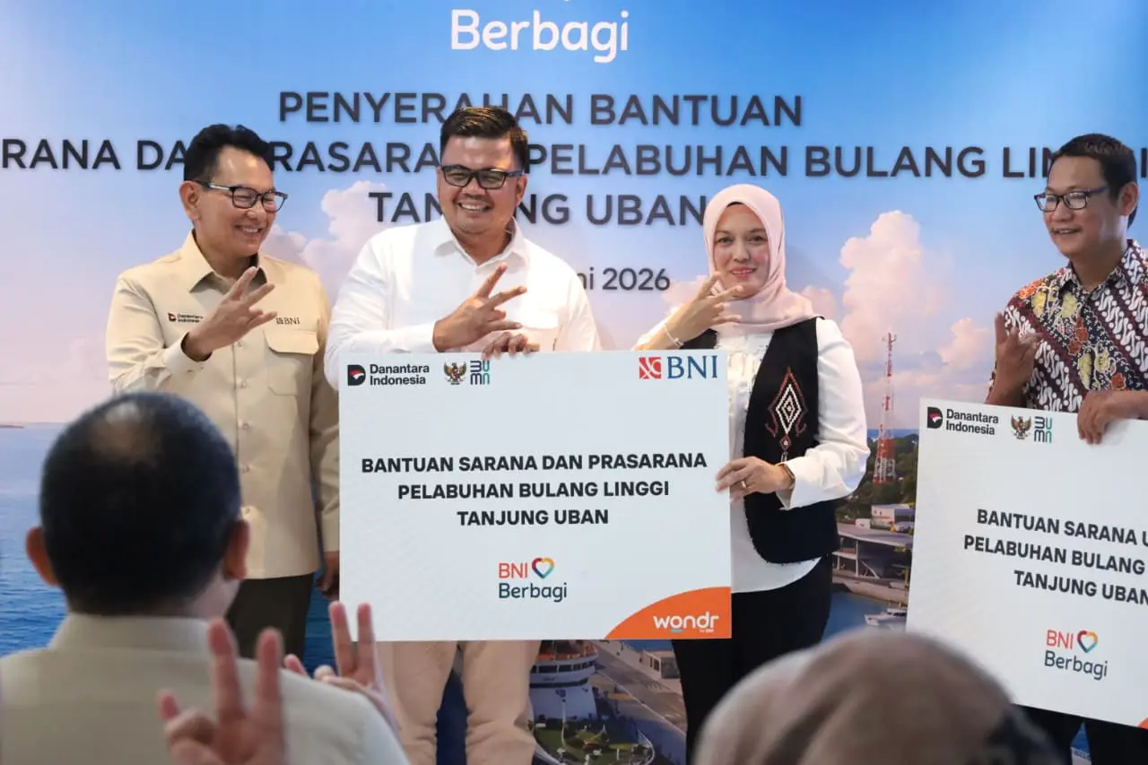 BNI Salurkan CSR Rp200 Juta untuk Pelabuhan Bulang Linggi Bintan, Fasilitas Makin Modern