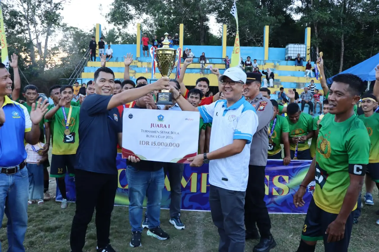 Porges FC Juara Bupati Cup 2026, Bawa Pulang Trofi dan Hadiah Rp15 Juta