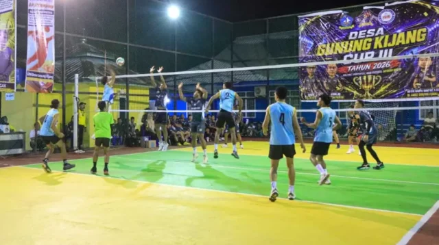 Turnamen Voli Gunung Kijang Cup III Resmi Dimulai, 18 Tim Perebutkan Gelar Juara