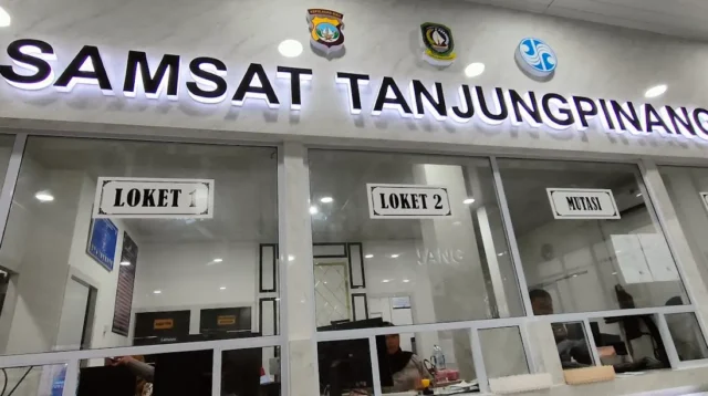 Catat, Ini Jadwal dan Lokasi Pelayanan Samsat Tanjungpinang Terbaru