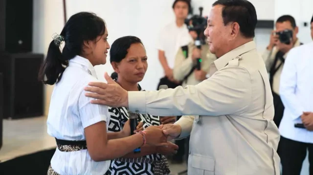 Prabowo Ungkap Pengalaman Sering Diejek Saat Bertemu Siswa Sekolah Rakyat
