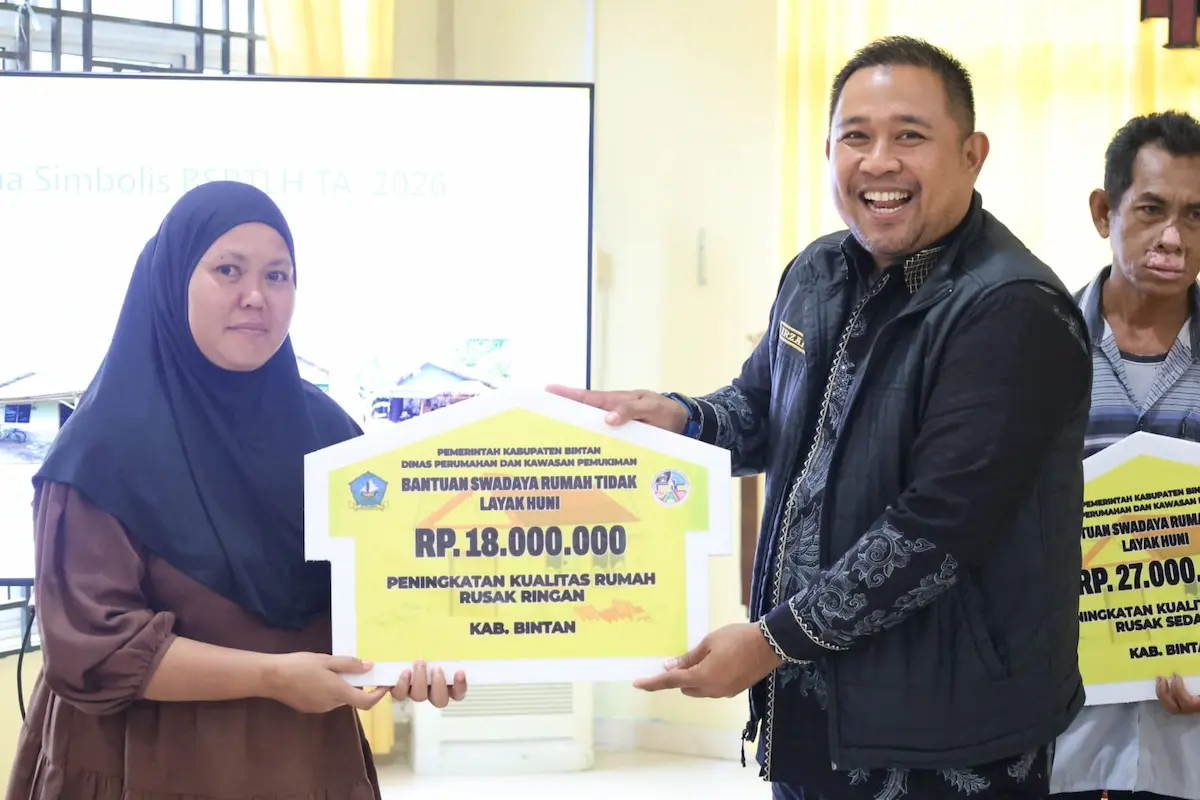 Pemkab Bintan Alokasikan Rp1,7 Miliar untuk Perbaikan 44 Rumah Tidak Layak Huni pada 2026