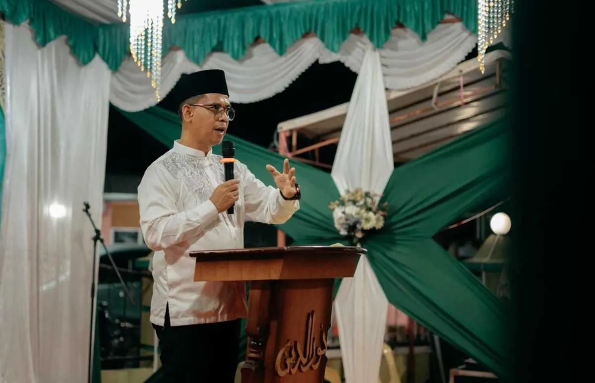 Ribuan Warga Ikuti Pawai Obor Sambut Tahun Baru Islam 1448 H di Kundur Barat, Bupati Karimun Ajak Perkuat Ukhuwah
