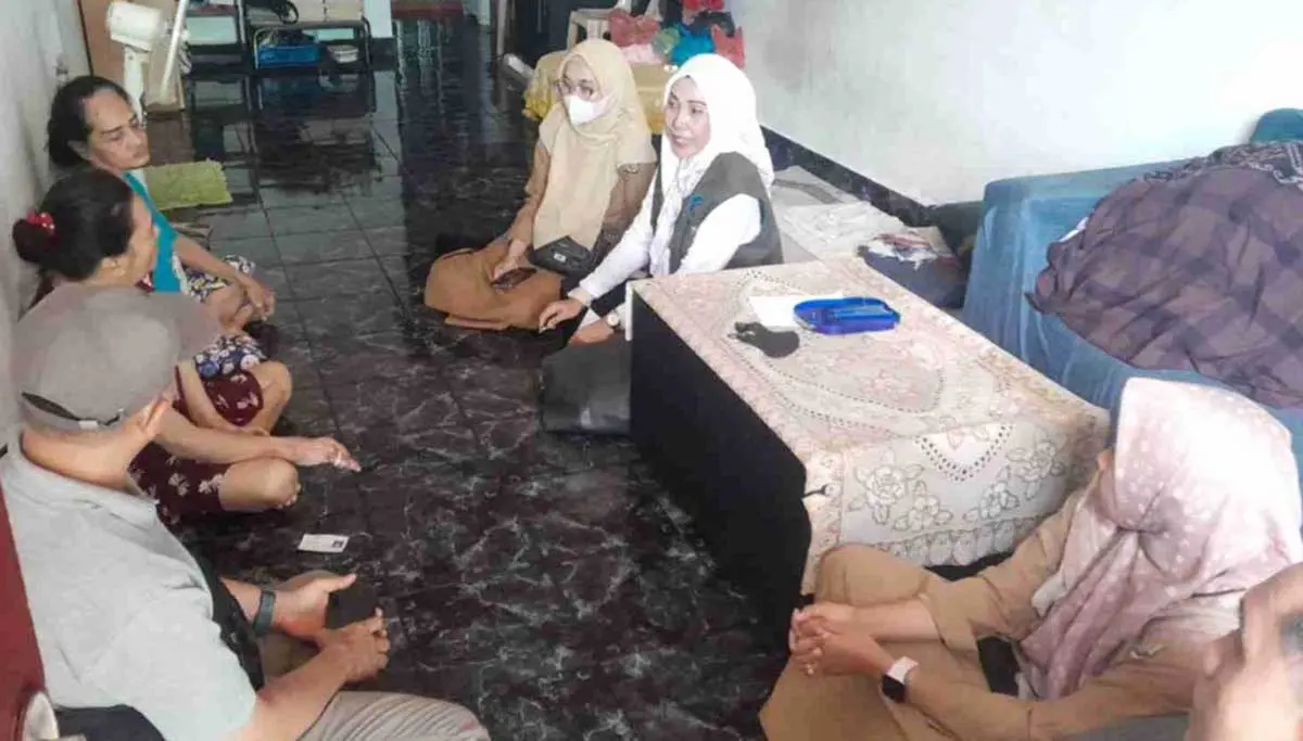 Keluarga Rentan di Sei Jang Dapat Pendampingan Dinsos Tanjungpinang, Nenek Butuh Operasi Kista