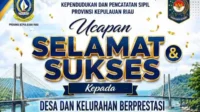Bintan Kembali Berprestasi, Tanjung Uban Selatan Lolos ke Ajang Desa dan Kelurahan Berprestasi Nasional 2026