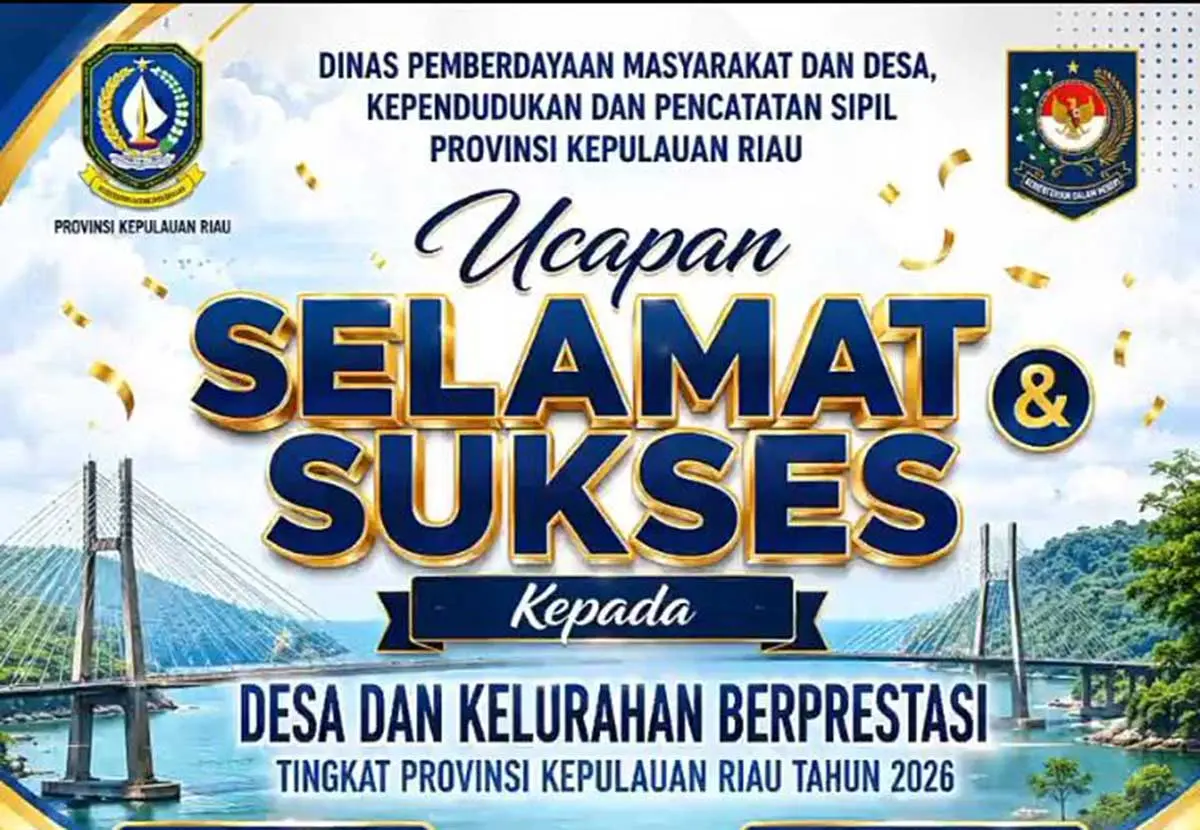 Bintan Kembali Berprestasi, Tanjung Uban Selatan Lolos ke Ajang Desa dan Kelurahan Berprestasi Nasional 2026
