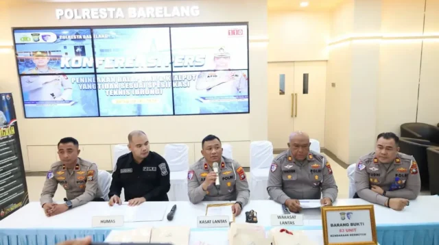 Operasi Knalpot Brong di Batam, 83 Motor Diamankan Polresta Barelang