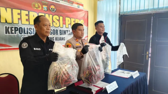Pria di Bintan Ditangkap Saat Diduga Curi Kabel Tembaga di Gedung Kopdes Merah Putih