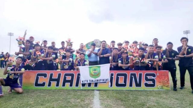 Tim Sepak Bola Tanjungpinang Raih Medali Perak di POPDA Kepri 2026