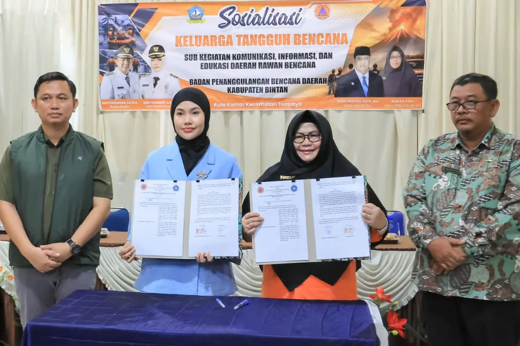 Bintan Punya Risiko Bencana, PKK dan BPBD Bekali Kader Soal Kesiapsiagaan